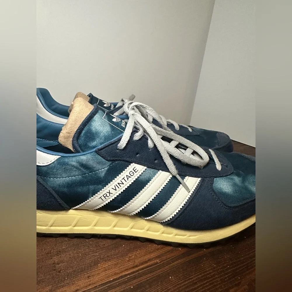 Adidas TRX Vintage Parley‎ Gym Shoe Bleached Navy White Men’s Size 11.5